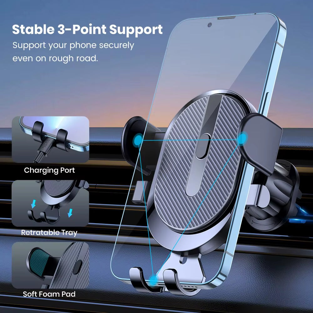 Neli’s 360° Auto-Handyhalterung - Magnetisch & Sicher 