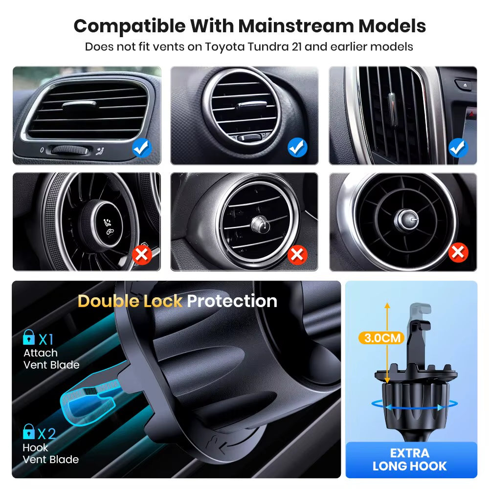 Neli’s 360° Auto-Handyhalterung - Magnetisch & Sicher 