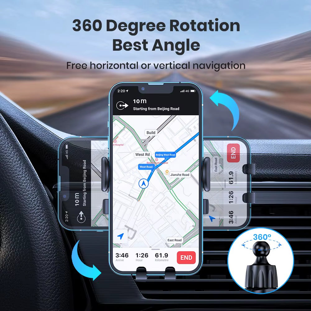 Neli’s 360° Auto-Handyhalterung - Magnetisch & Sicher 